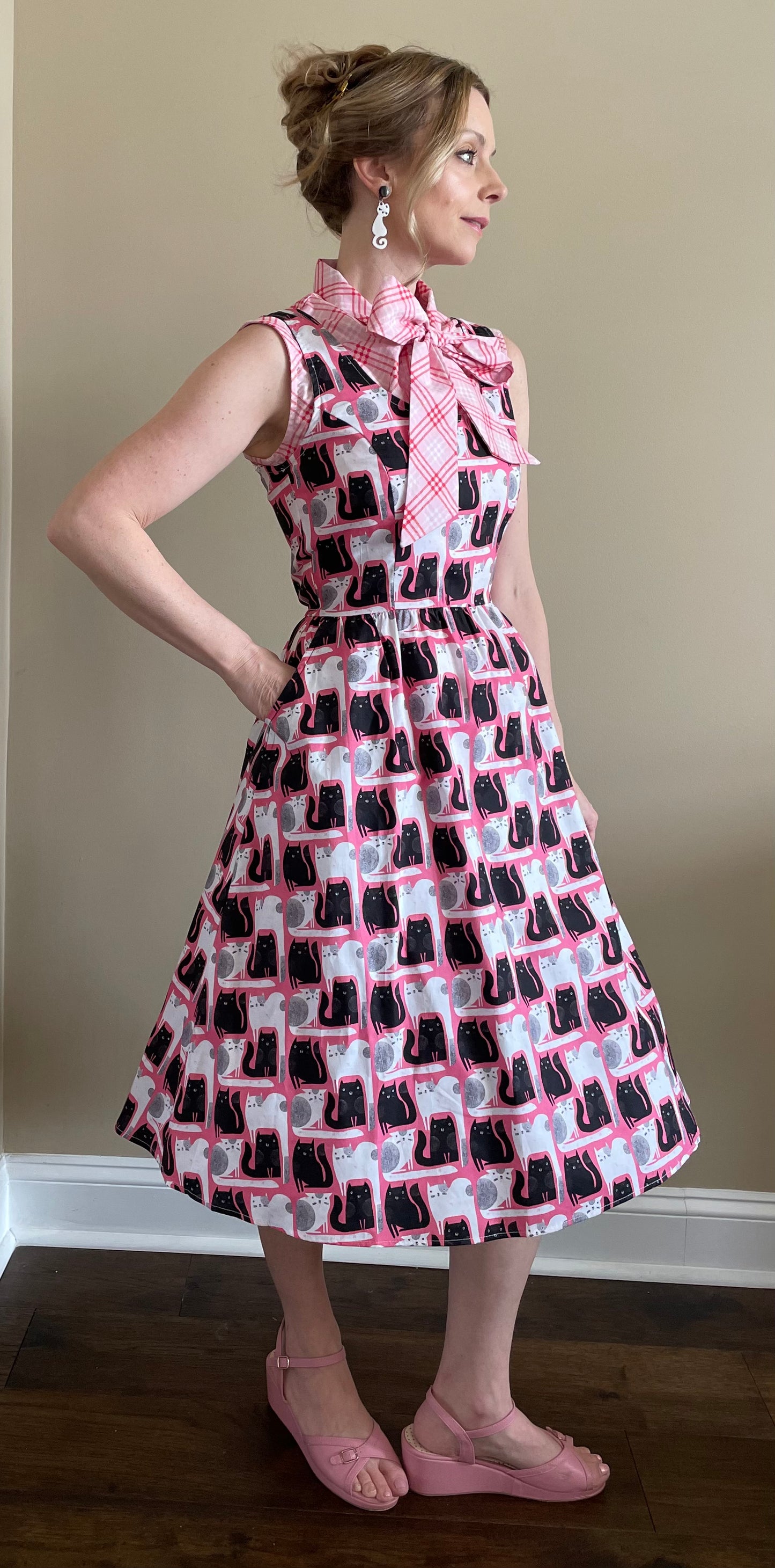Pink Kitty Dress