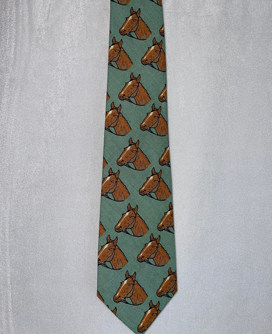 Vintage Ralph Lauren Happy Horse Neck Tie